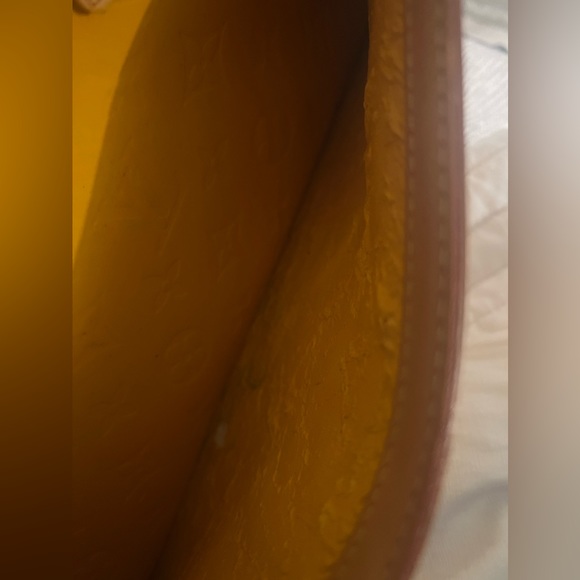 Louis Vuitton Hand Bag Tompkins Square YELLOW VERNIS - Picture 12 of 16